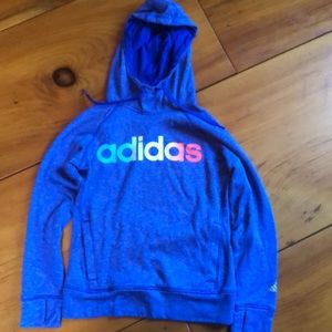 Blue adidas sweatshirt!